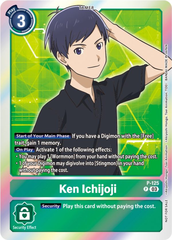 Ken Ichijoji [P-125] (Tamer Party Pack -The Beginning- Ver. 2.0) [Promotional Cards] Fashion