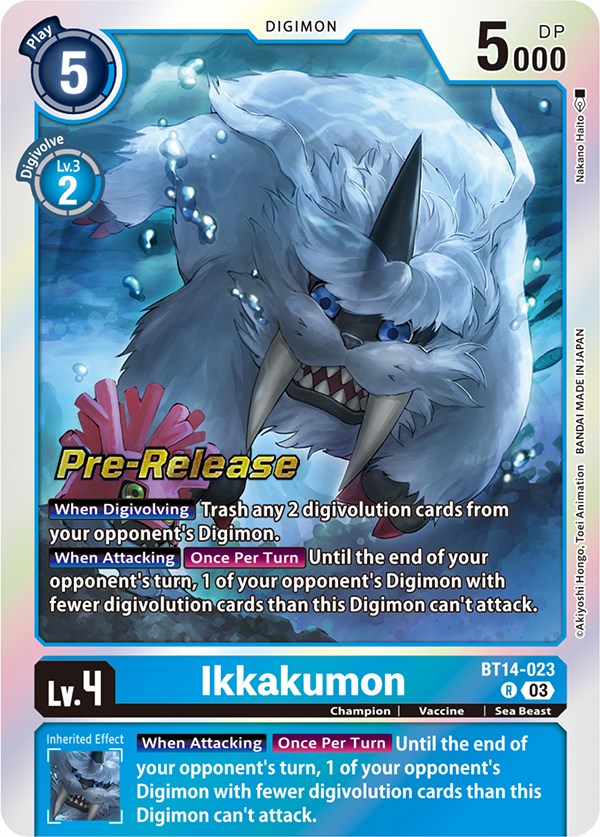 Ikkakumon [BT14-023] [Blast Ace Pre-Release Cards] For Sale