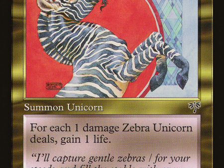 Zebra Unicorn [The List] on Sale