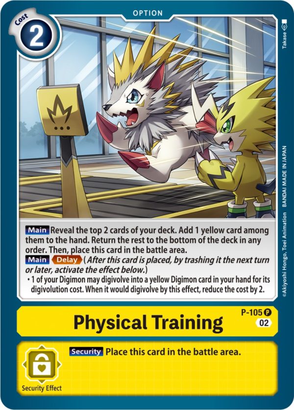 Physical Training [P-105] (Blast Ace Box Topper) [Promotional Cards] Supply