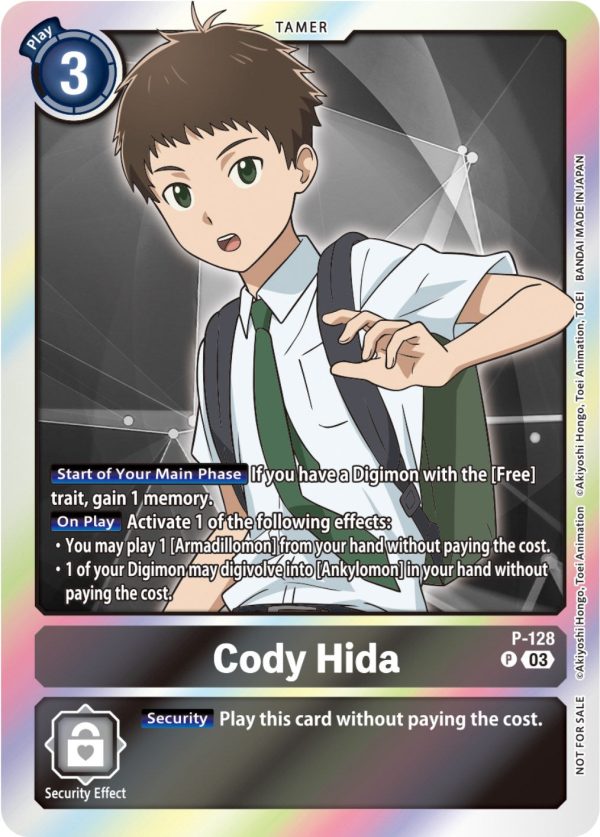 Cody Hida [P-128] (Tamer Party Pack -The Beginning- Ver. 2.0) [Promotional Cards] Sale