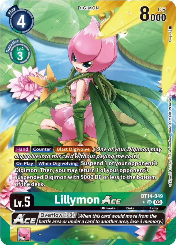 Lillymon Ace [BT14-049] (Alternate Art) [Blast Ace] Hot on Sale