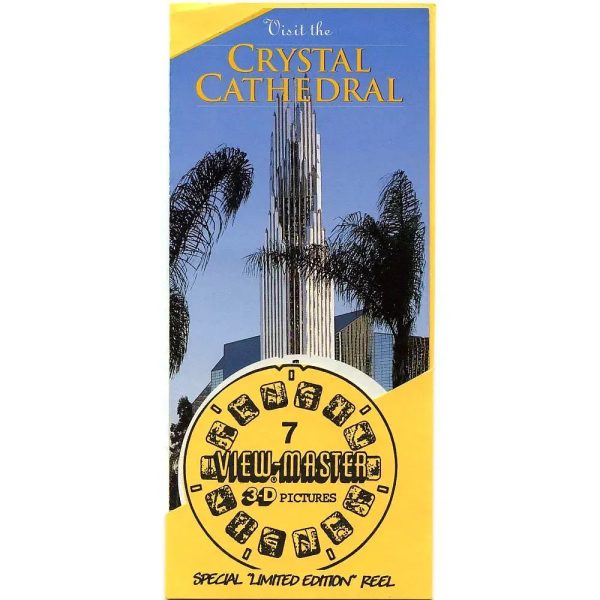 Crystal Cathedral Ministries - Garden Grove California - View-Master Single Reel - vintage - (REL-OL-CRYSTAL-CATH) Fashion