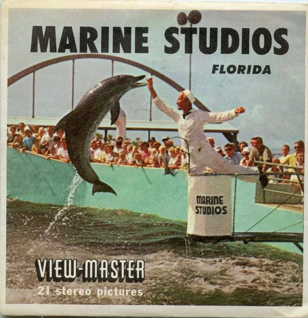 Marineland of Florida - View-Master 3 Reel Packet - 1960s views - vintage - ( PKT-A964-S5) on Sale