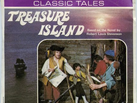 Treasure Island -  View-Master - Vintage - 3 Reel Packet - 1970s  - (PKT-BB432-G5mint) Online now