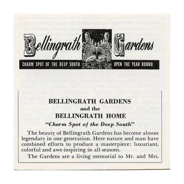 Bellingrath Gardens- Mobile, Alabama - View-Master 3 Reel Packet - 1960s views - vintage -  (ECO-A930-S6) Online Sale