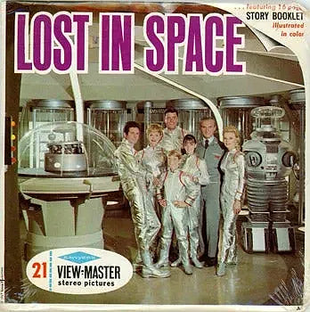 Lost in Space - View-Master 3 Reel Packet - 1960s - vintage - (PKT-B482-S6) Online Sale