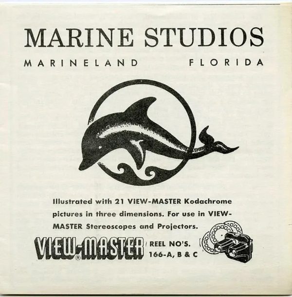 Marineland of Florida - View-Master 3 Reel Packet - 1960s views - vintage - ( PKT-A964-S5) on Sale