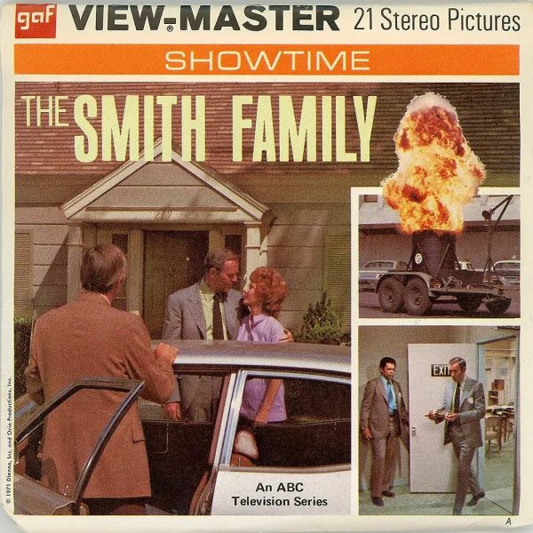 Smith Family  -  View-Master 3 Reel Packet - 1970s - vintage - (PKT-B490-G3A) Sale