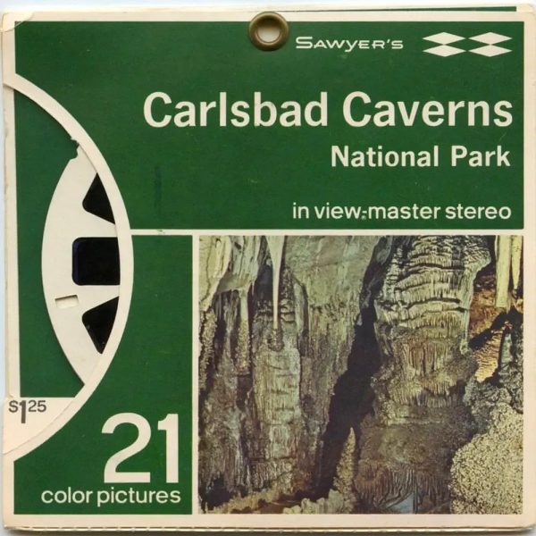 Carlsbad Caverns - National Park - View-Master 3 Reel Packet - 1960s views - vintage  (PKT-A376-SX) Hot on Sale