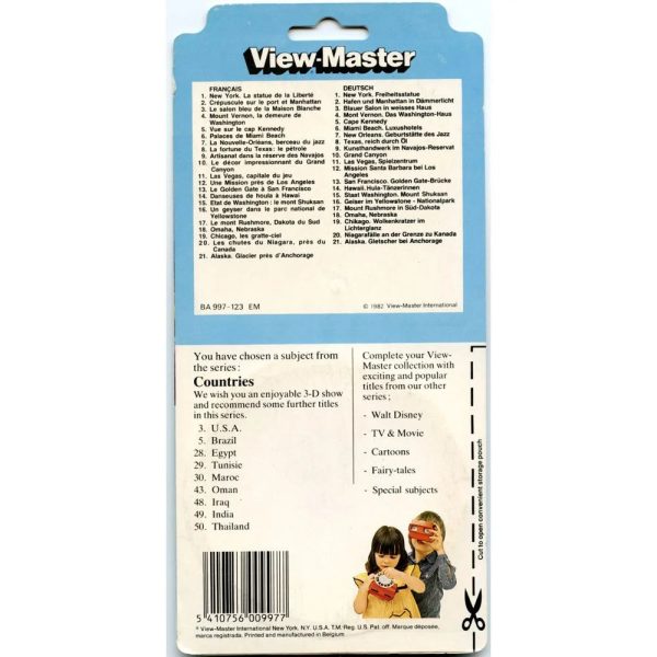 USA- View-Master - 3 Reels Set on Card - NEW (VBP-BA997) Sale