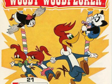 Woody Woodpecker  - View-Master 3 Reel Packet - vintage - (PKT-B522e-BG1) Cheap