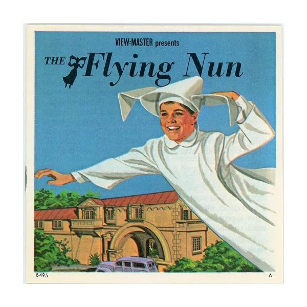 Flying Nun  - View-Master 3 Reel Packet - 1970s - vintage - (PKT-B495-G1A) Fashion