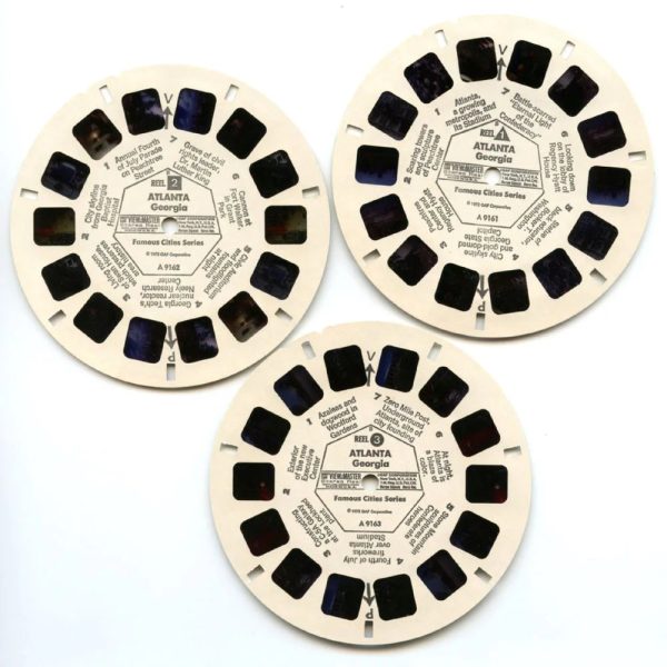 Atlanta - Georgia - View-Master 3 Reel Packet - 1970s views - vintage - ( PKT- A916-G3 ) Fashion