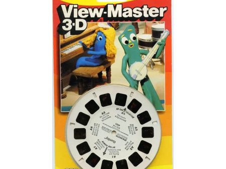 Gumby - View-Master 3 Reel Set on Card - NEW - (VBP-4091) Supply