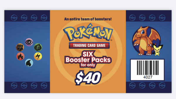 6 Assorted Pokémon Booster Packs Online now