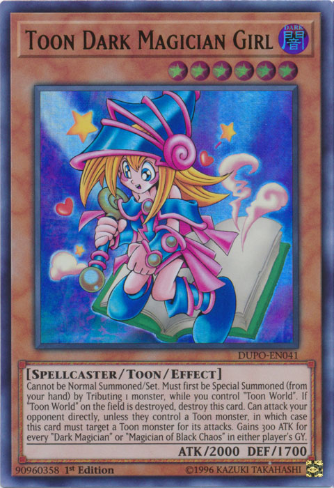 Toon Dark Magician Girl [DUPO-EN041] Ultra Rare Online