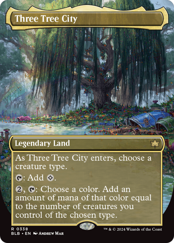 Three Tree City (Borderless) (0338) [Bloomburrow] Supply