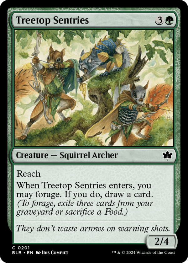 Treetop Sentries [Bloomburrow] Cheap