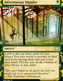 Adventurous Impulse (Foil Etched) [Strixhaven: School of Mages Mystical Archive] on Sale