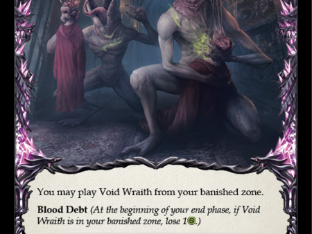 Void Wraith (Red) [U-MON209-RF] (Monarch Unlimited)  Unlimited Rainbow Foil Cheap