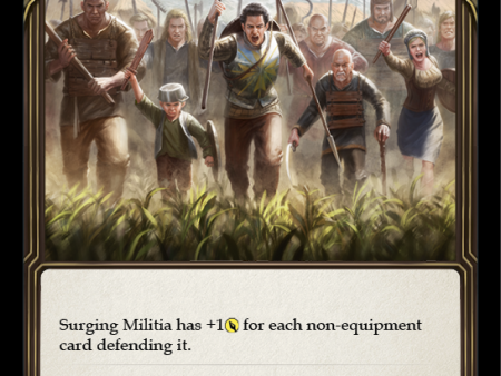 Surging Militia (Yellow) [U-MON288] (Monarch Unlimited)  Unlimited Normal on Sale