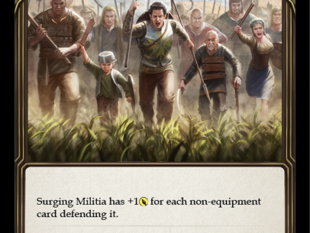 Surging Militia (Red) [U-MON287] (Monarch Unlimited)  Unlimited Normal Supply