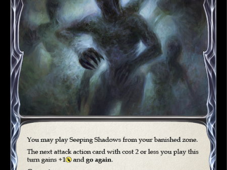 Seeping Shadows (Red) [MON165-RF] (Monarch)  1st Edition Rainbow Foil Cheap