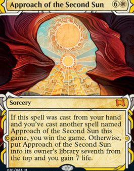 Approach of the Second Sun (Foil Etched) [Strixhaven: School of Mages Mystical Archive] Cheap