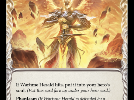 Wartune Herald (Red) [MON026-RF] (Monarch)  1st Edition Rainbow Foil Online Hot Sale