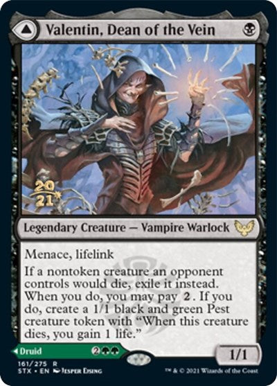 Valentin, Dean of the Vein    Lisette, Dean of the Root [Strixhaven: School of Mages Prerelease Promos] Cheap