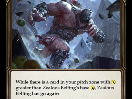 Zealous Belting (Blue) [U-MON295-RF] (Monarch Unlimited)  Unlimited Rainbow Foil For Cheap