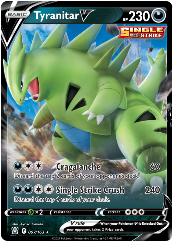 Tyranitar V (097 163) [Sword & Shield: Battle Styles] Cheap