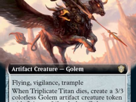 Triplicate Titan (Extended Art) [Commander 2021] Hot on Sale