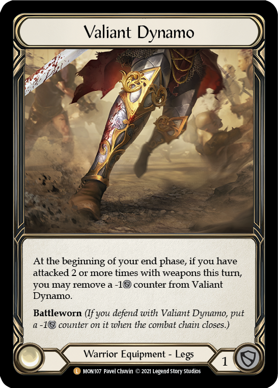 Valiant Dynamo [MON107-CF] (Monarch)  1st Edition Cold Foil Online now