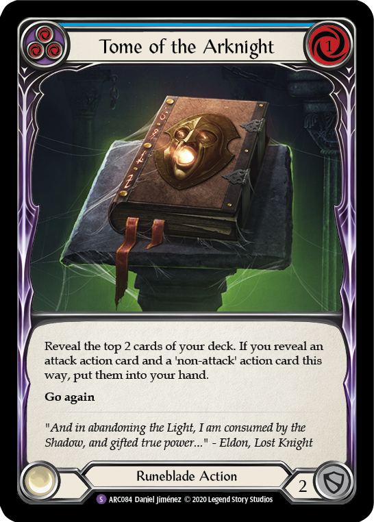 Tome of the Arknight [U-ARC084] (Arcane Rising Unlimited)  Unlimited Rainbow Foil Sale