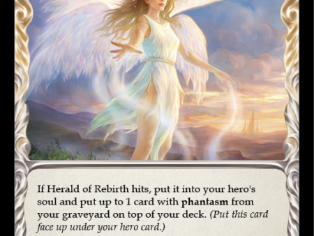 Herald of Rebirth (Yellow) [MON021-RF] (Monarch)  1st Edition Rainbow Foil Discount