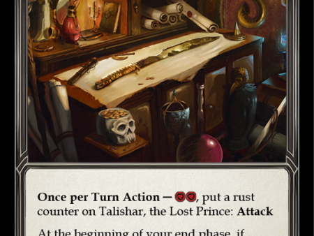 Talishar, the Lost Prince [CRU177] (Crucible of War)  1st Edition Cold Foil Fashion