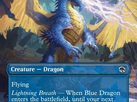 Blue Dragon (Borderless Alternate Art) [Dungeons & Dragons: Adventures in the Forgotten Realms] Online