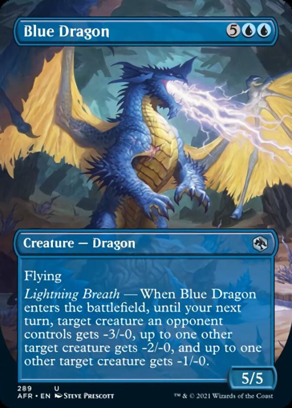 Blue Dragon (Borderless Alternate Art) [Dungeons & Dragons: Adventures in the Forgotten Realms] Online