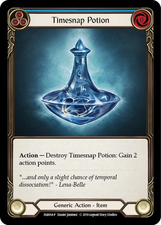 Timesnap Potion [FAB014-P] (Promo)  1st Edition Cold Foil For Cheap