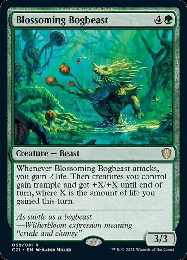 Blossoming Bogbeast [Commander 2021] Supply