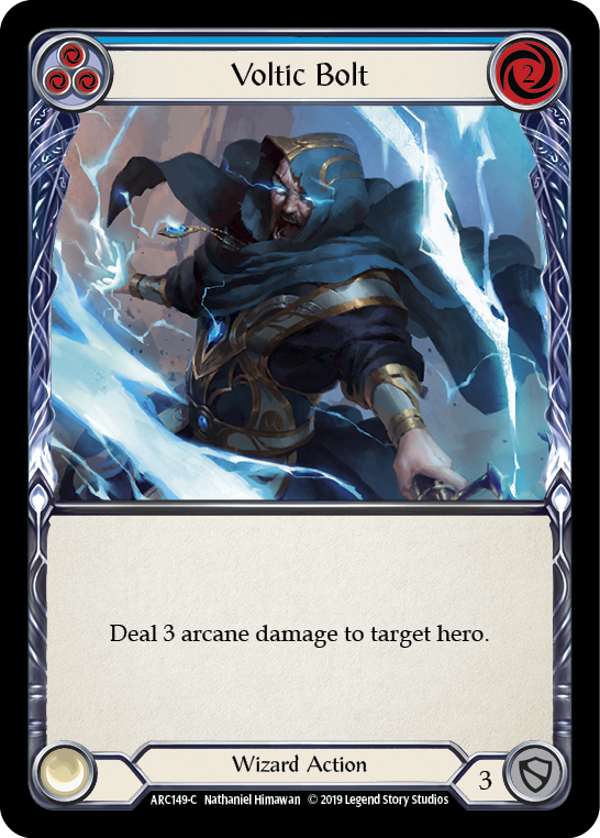 Voltic Bolt (Blue) [ARC149-C] (Arcane Rising)  1st Edition Normal Cheap