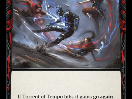 Torrent of Tempo (Blue) [CRU071] (Crucible of War)  1st Edition Normal Sale