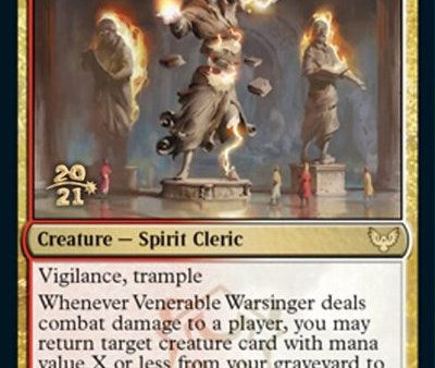 Venerable Warsinger [Strixhaven: School of Mages Prerelease Promos] Discount