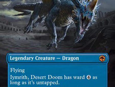 Iymrith, Desert Doom (Borderless Alternate Art) [Dungeons & Dragons: Adventures in the Forgotten Realms] For Cheap