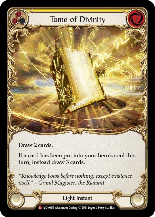 Tome of Divinity [MON065-RF] (Monarch)  1st Edition Rainbow Foil Discount