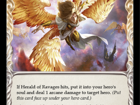 Herald of Ravages (Yellow) [MON018] (Monarch)  1st Edition Normal For Discount