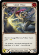 Valiant Thrust (Red) [MON039-RF] (Monarch)  1st Edition Rainbow Foil on Sale