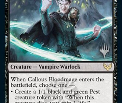 Callous Bloodmage (Promo Pack) [Strixhaven: School of Mages Promos] Supply